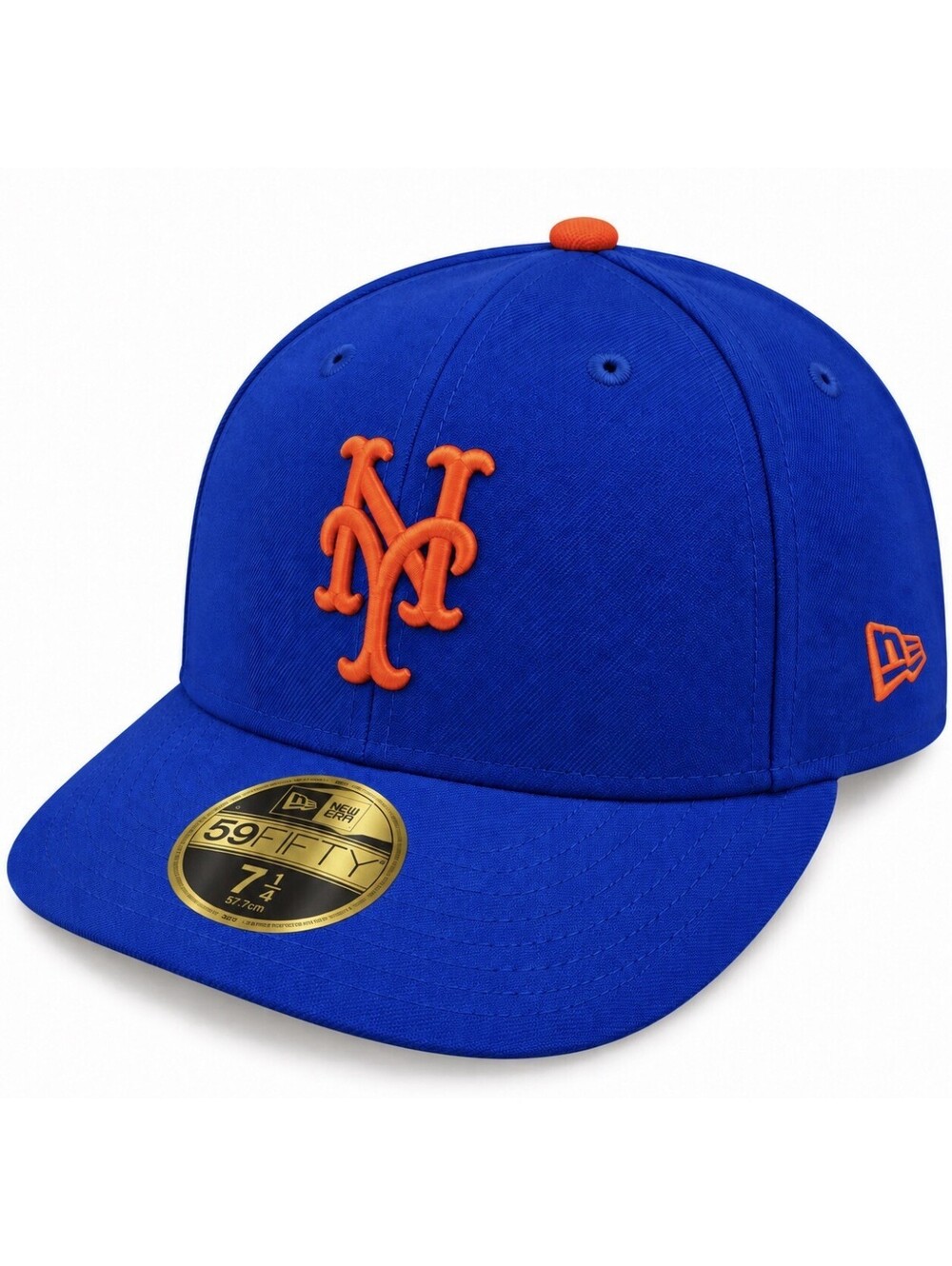 New Era 59 FIFTY New York Mets MLB Fitted Cap Blue/Orange/Black Size 7 1/4 New